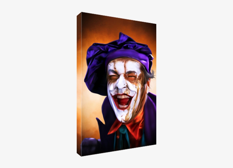 Details About Batman Jack Nicholson As Joker Canvas - Jack Nicholson Joker Artist, transparent png download