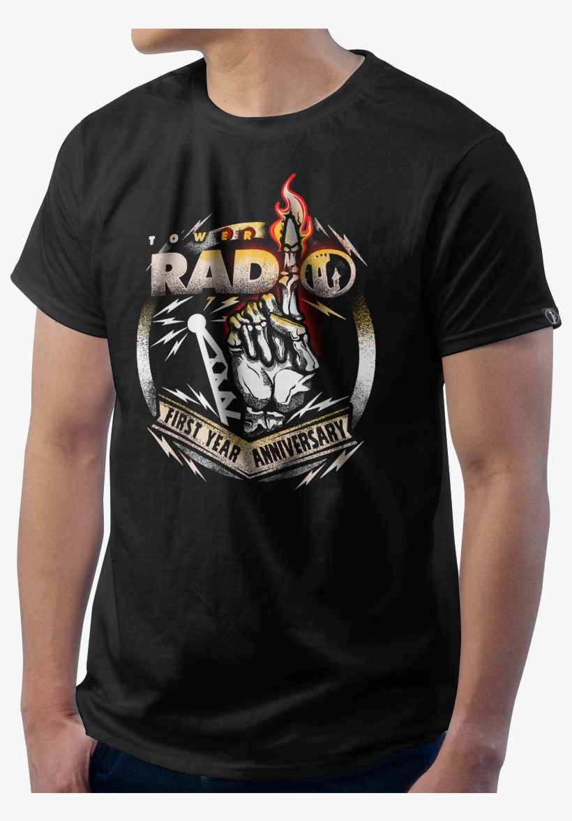 Tower Radio Anniversary Shirt - Emblem, transparent png download