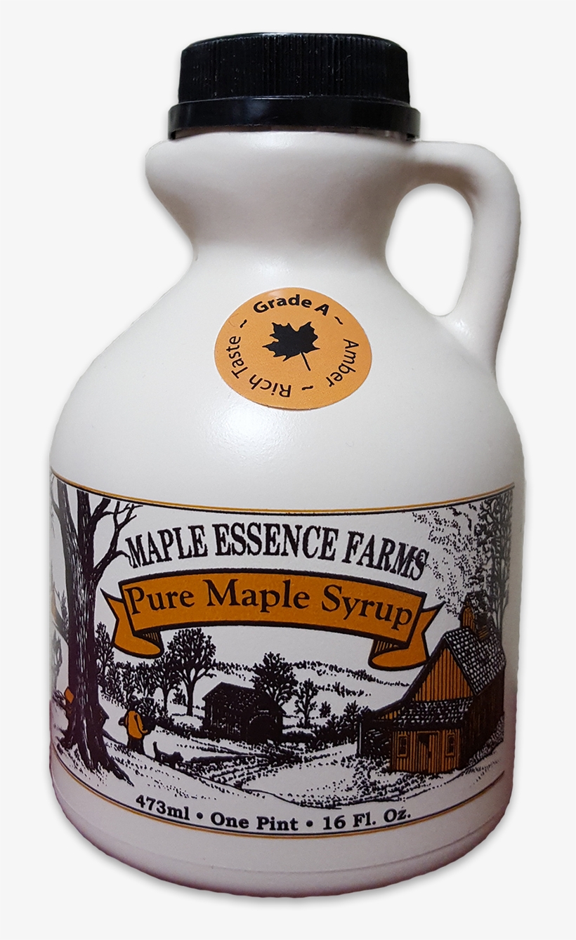 Trainor's Maple Essence Farms 1 Pint Bottle - Funks Grove Maple Syrup, transparent png download