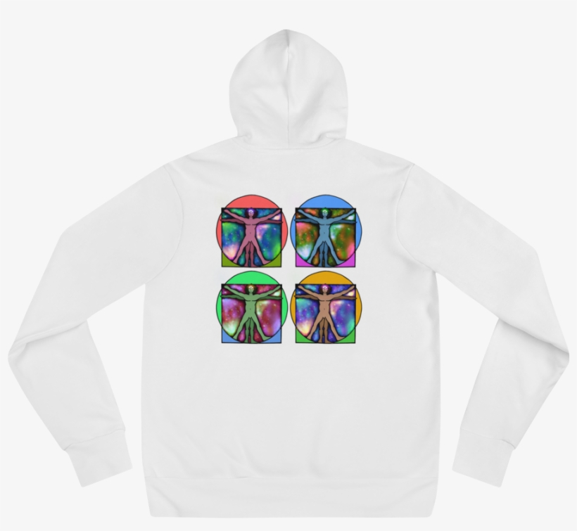 Vitruvian Man Hoodie - Hoodie, transparent png download