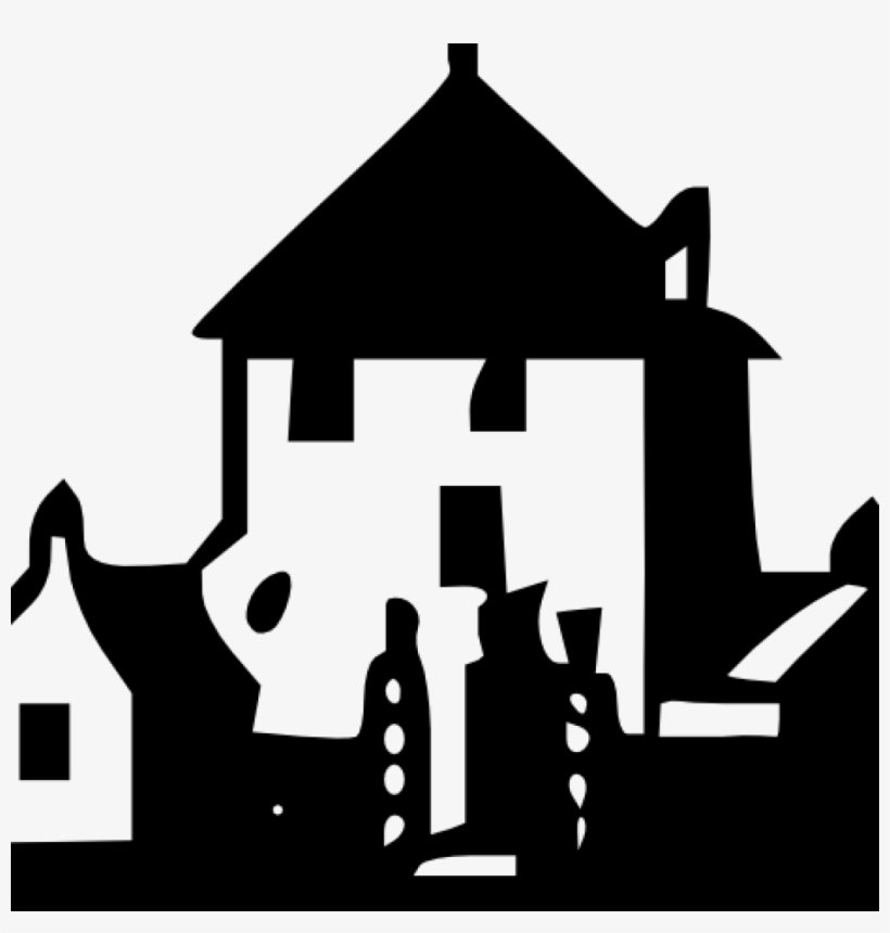 Haunted House Clipart Free Tom Haunted House Clip Art - House Clip Art, transparent png download