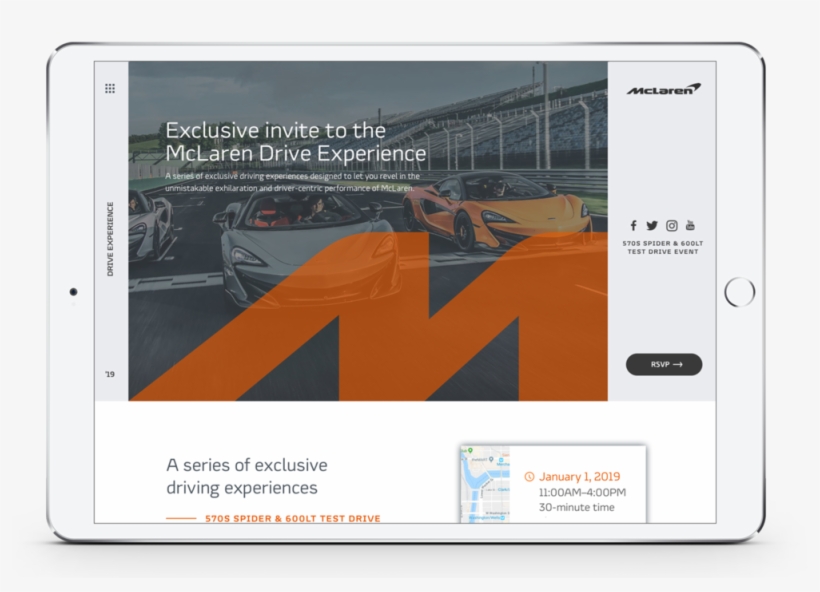 Ipad Pro Psd Mockup Silver - Mclaren, transparent png download