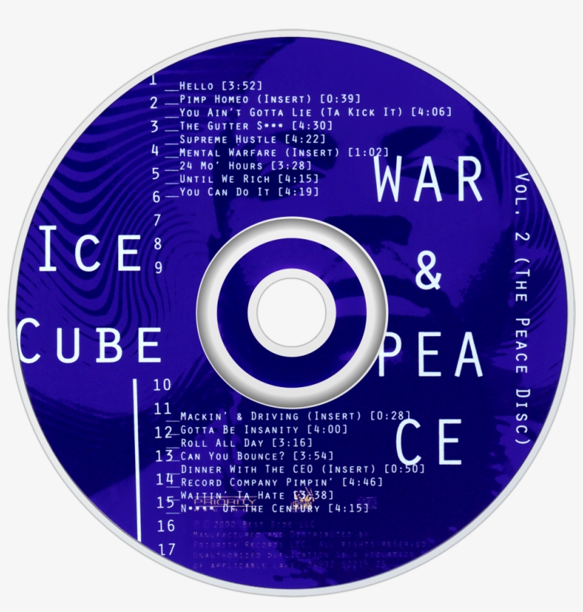 War & Peace Vol - Cd, transparent png download