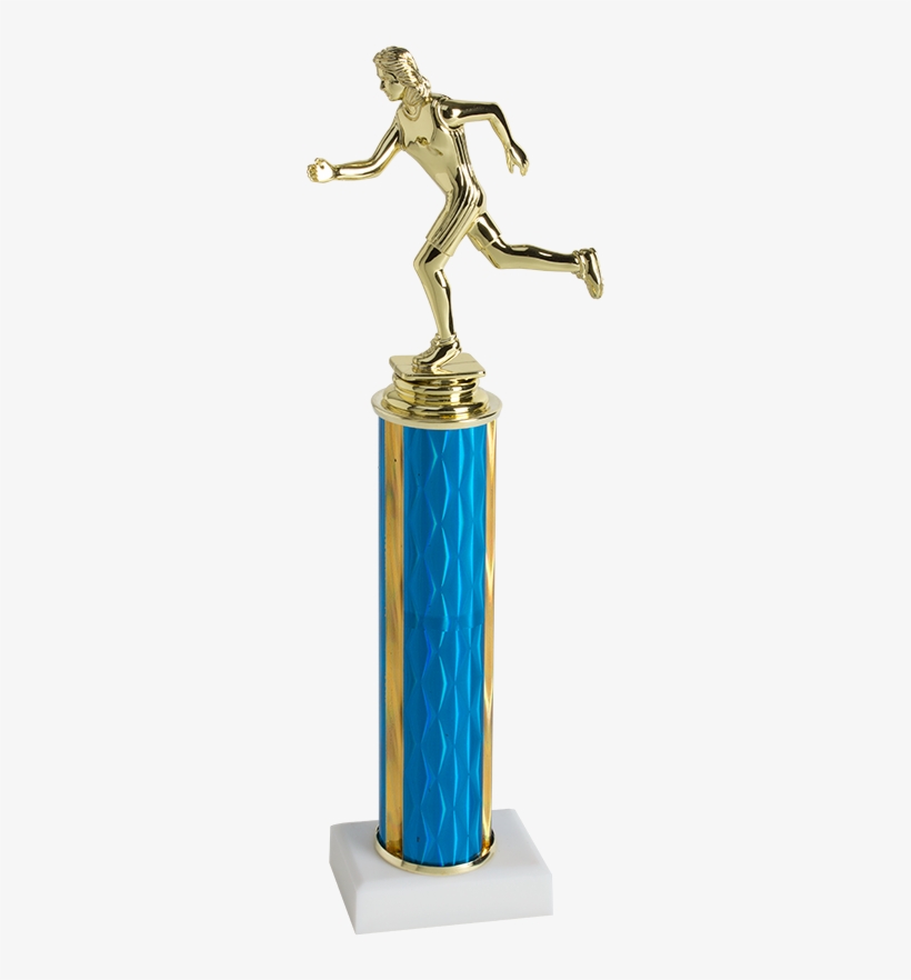 10 Inch Tall Single Column Trophy For Running Events - Trophy, transparent png download