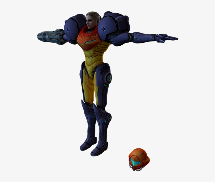 Download Zip Archive - Helmetless Samus Png, transparent png download