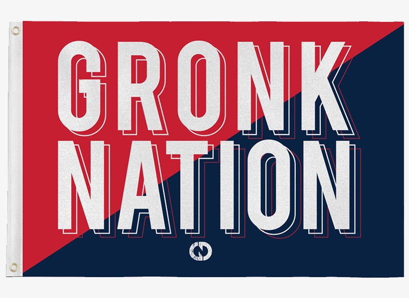 Red, White & Gronk Flag - Graphic Design, transparent png download