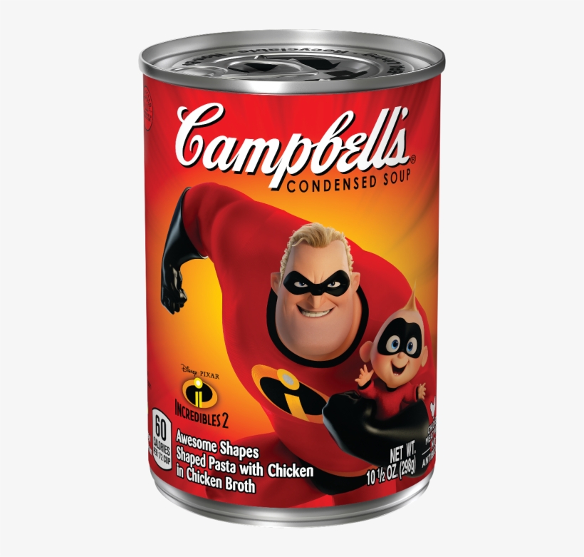 Disney•pixar Incredibles 2 Soup Mr - Chicken And Rice Soup Can, transparent png download