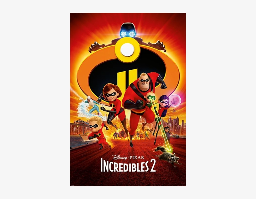 Incredibles 2 Film Poster, transparent png download