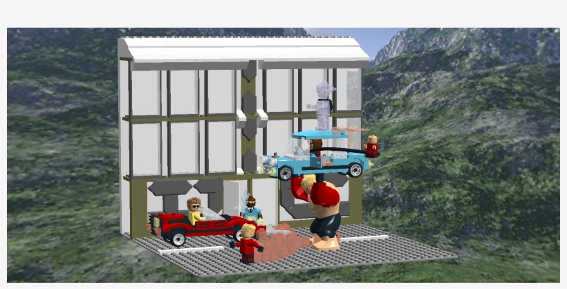 The Incredibles Are Late For School - Cable Car, transparent png download