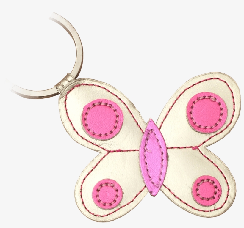 Butterfly Metallic Keyring - Butterfly, transparent png download