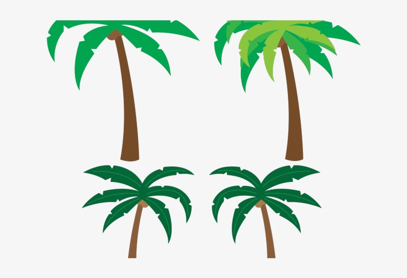 Original - Palm Trees Cartoon Free, transparent png download