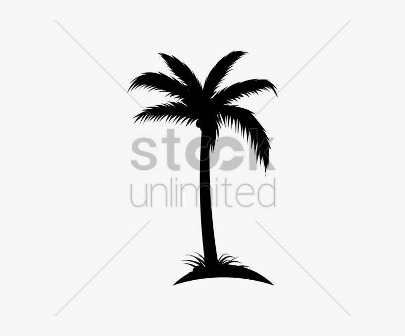 Pin Palm Tree Outline Clip Art - Fernsehturm Stuttgart Vector, transparent png download