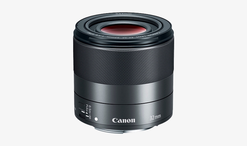 Front Of The Lens That Allows You To Adjust Exposure - Canon Ef M 32mm F1 4, transparent png download