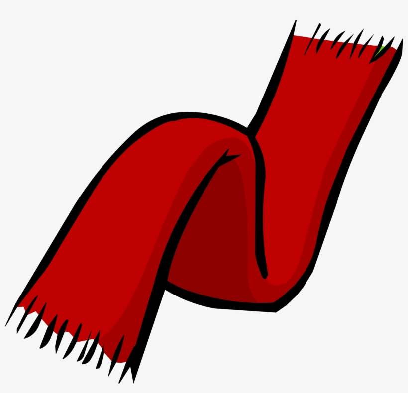Red Scarf - Blue Scarf Clip Art, transparent png download