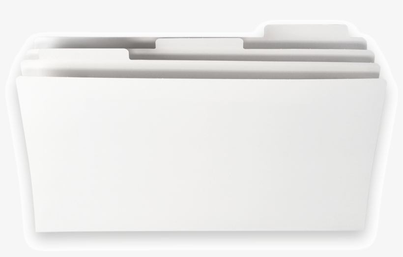 White Filing Folder (563081) - Envelope, transparent png download