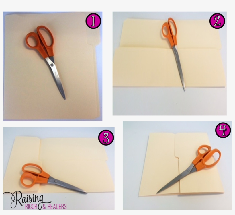 You Will Need File Folders With Tabs And A Pair Of - Scissors, transparent png download