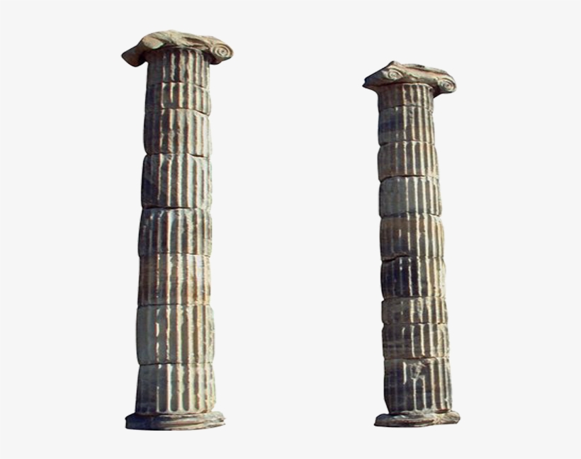 Pier Greece Greek Columns Transprent Png - Column, transparent png download