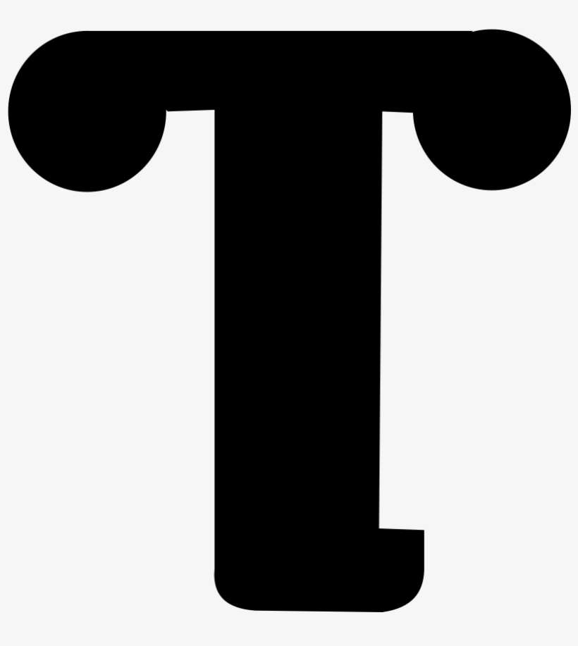 Gothic T Letter Png, transparent png download