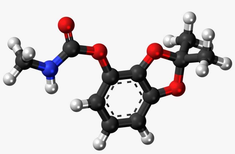 Bendiocarb 3d Balls - Methamphetamine Ball And Stick, transparent png download