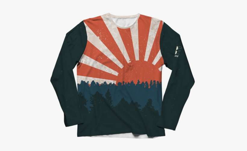 Rising Sun Long Sleeve - Sweater, transparent png download