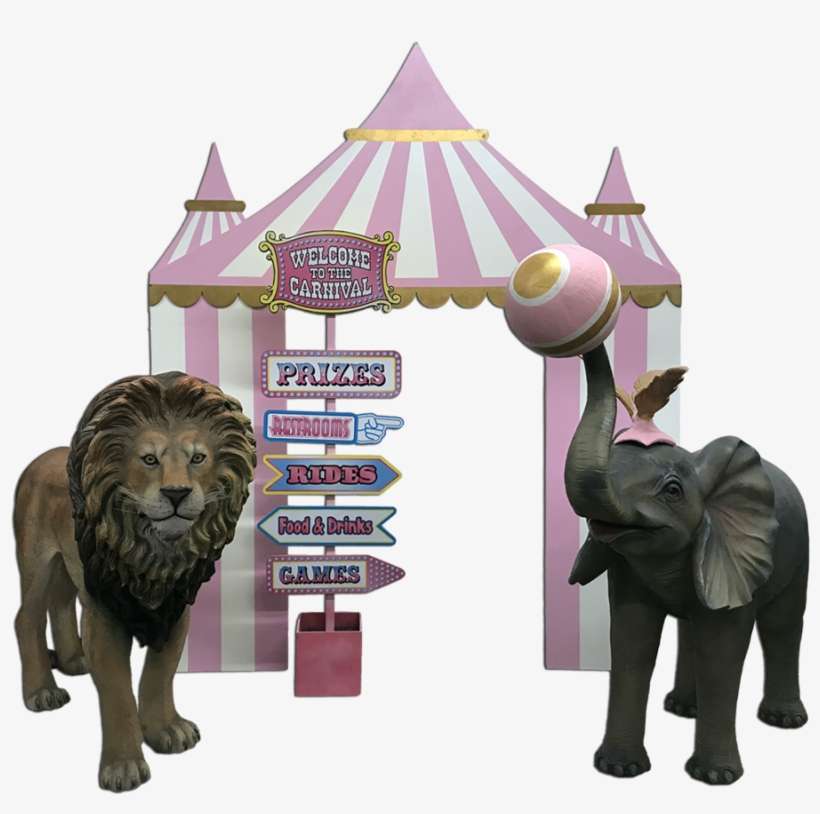 Pink Circus/carnival Package - Masai Lion, transparent png download