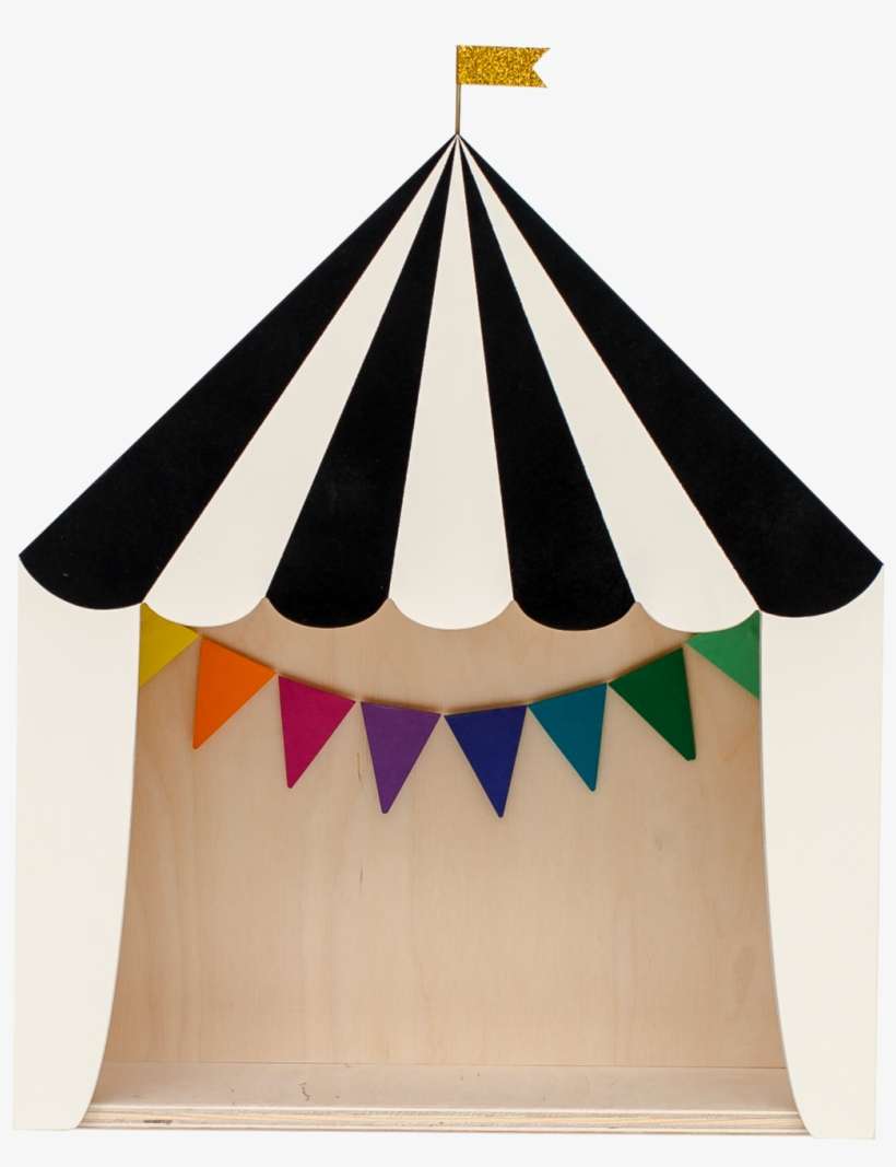 Kid's Up Warsaw "the Big Top" Circus Shelf Black & - Lampe Kinderzimmer Zirkus, transparent png download