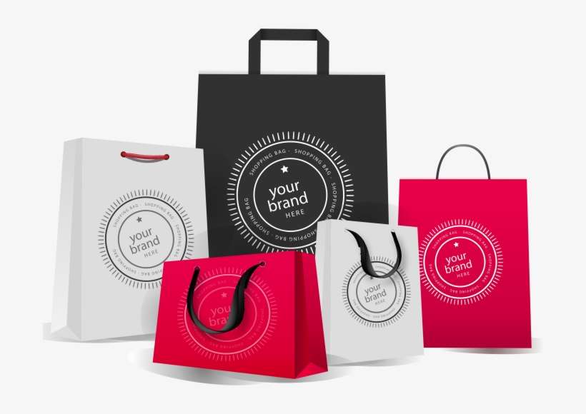 Bags With Your Logo & Business Name Promotional Paper Bags PNG Image Transparent PNG Free