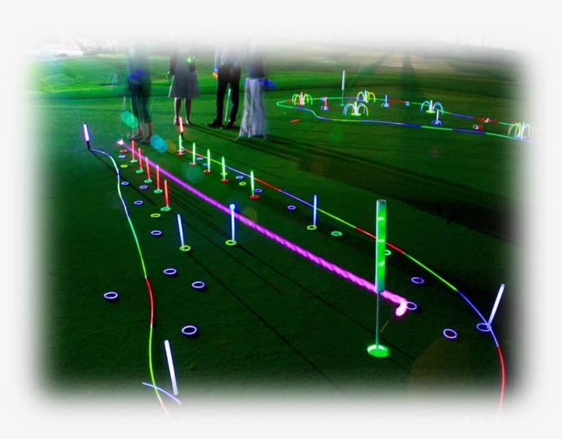 Glow Golf Blurred Pic For Invite - Grass, transparent png download