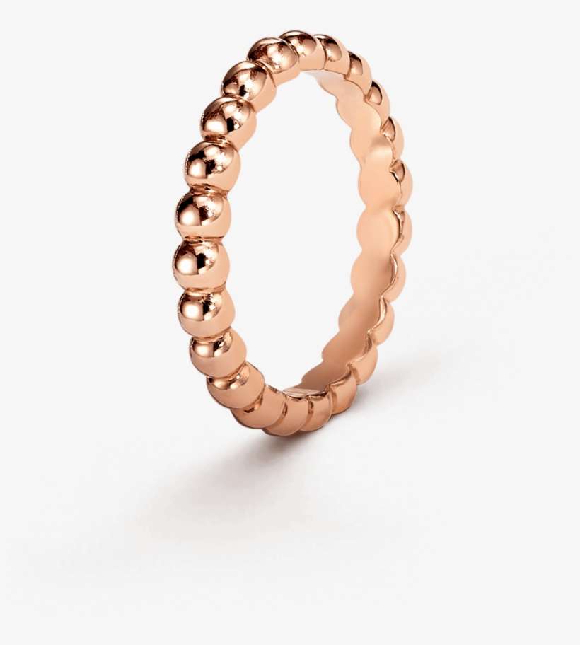 Perlée Pearls Of Gold Ring, Medium Model - Van Cleef Rings, transparent png download