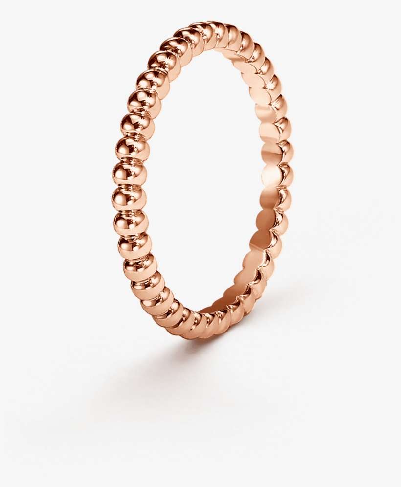 Perlée Pearls Of Gold Ring, Small Model - Van Cleef Ring Pearl, transparent png download