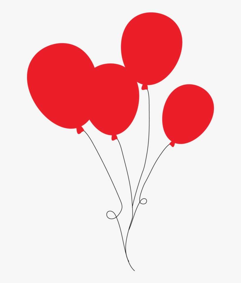 Red Balloons Png, transparent png download