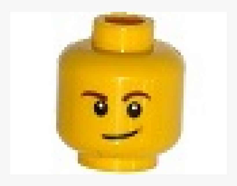 6100222 3626cpb1286 Yellow Minifig, Head Brown Eyebrows, - Abdulkerim Bengi Anadolu Lisesi, transparent png download