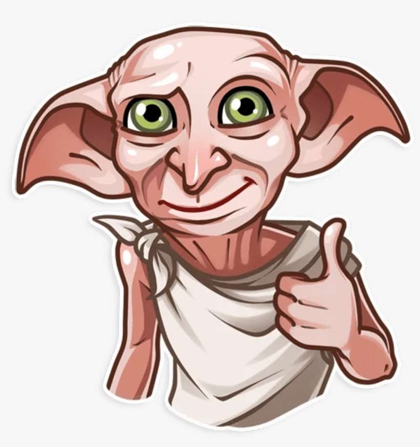 Harrypotter Sticker - Стикеры Добби, transparent png download