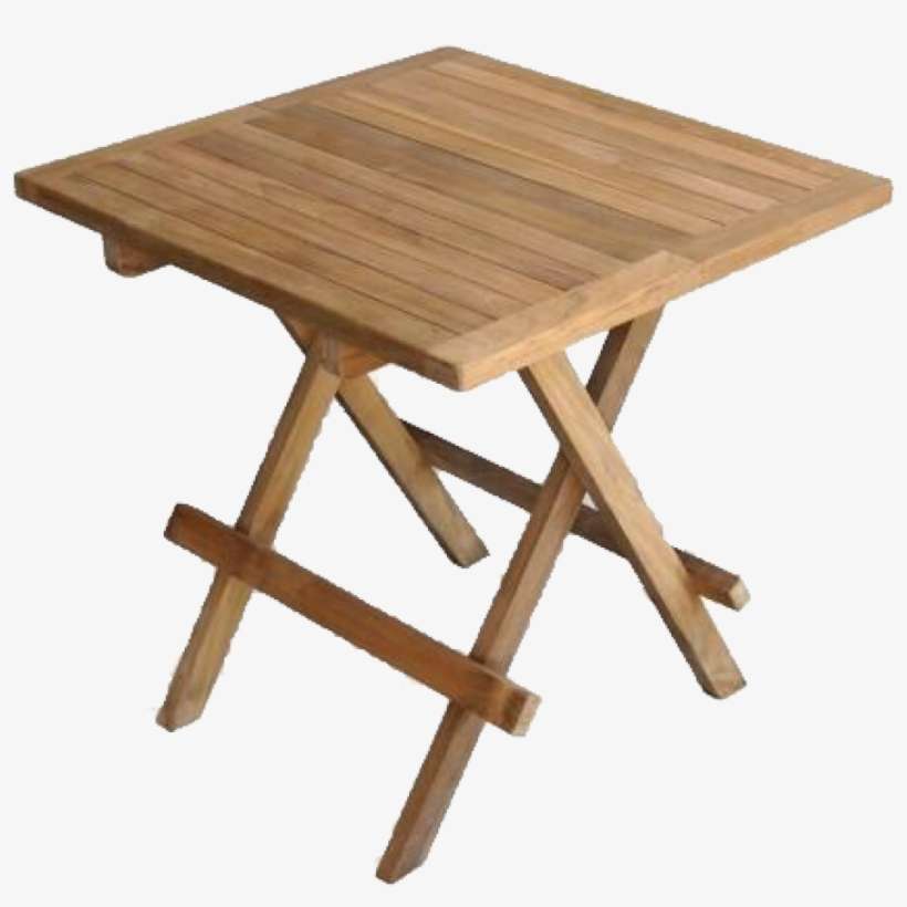 Square Picnic Table - Folding Stool Dimensions, transparent png download