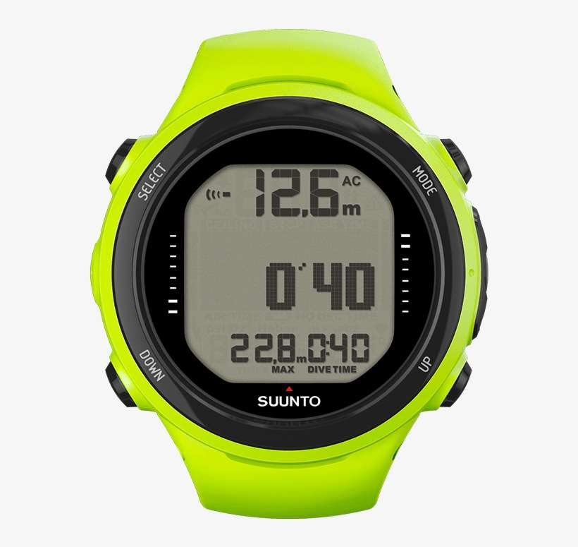 Suunto D4i Novo - Suunto D4i Novo Lime, transparent png download