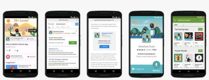 Google Eyes Crm And App Install Budgets With New Advertising - Universal App Campaign Examples, transparent png download