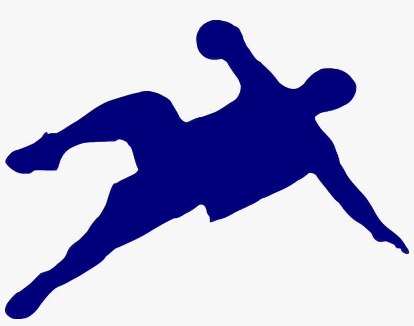 Silhouette Handball - Portable Network Graphics, transparent png download