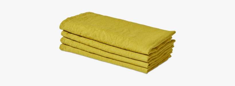 "curcuma" Washed Linen Napkin - Mattress, transparent png download
