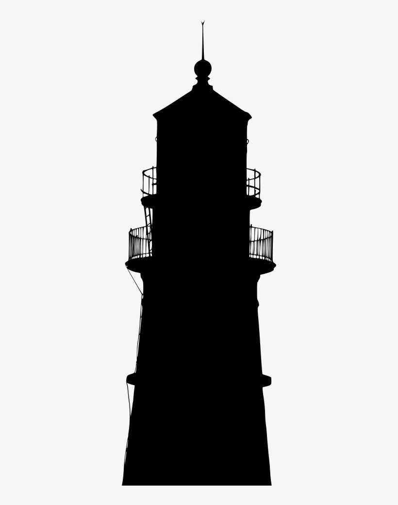 Download Png - Transparent Background Lighthouse Silhouette Png, transparent png download