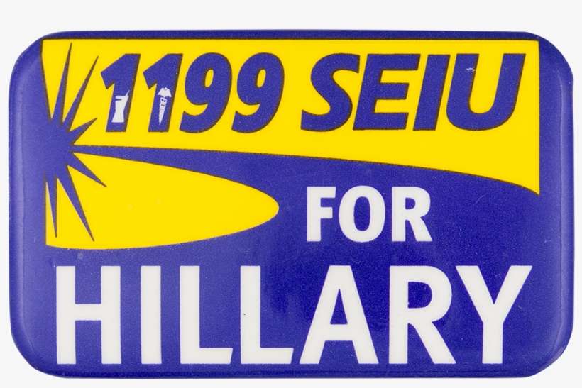 1199 Seiu For Hillary - Electric Blue, transparent png download