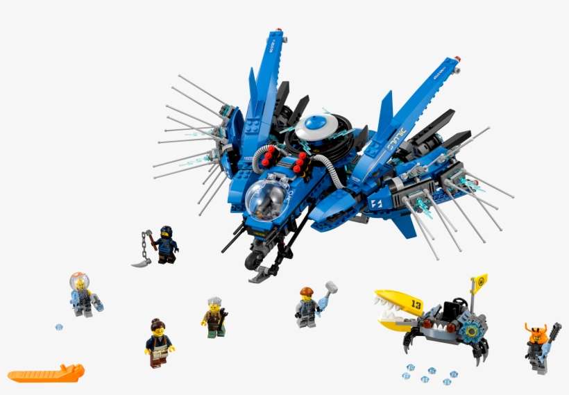 Lightning Jet - Lego Ninjago Movie Sets 70614, transparent png download