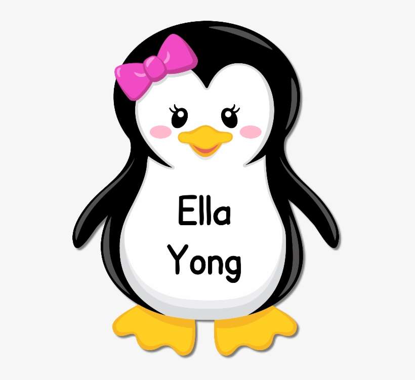Fun Shape Labels - Baby Penguin Penguin Clipart, transparent png download