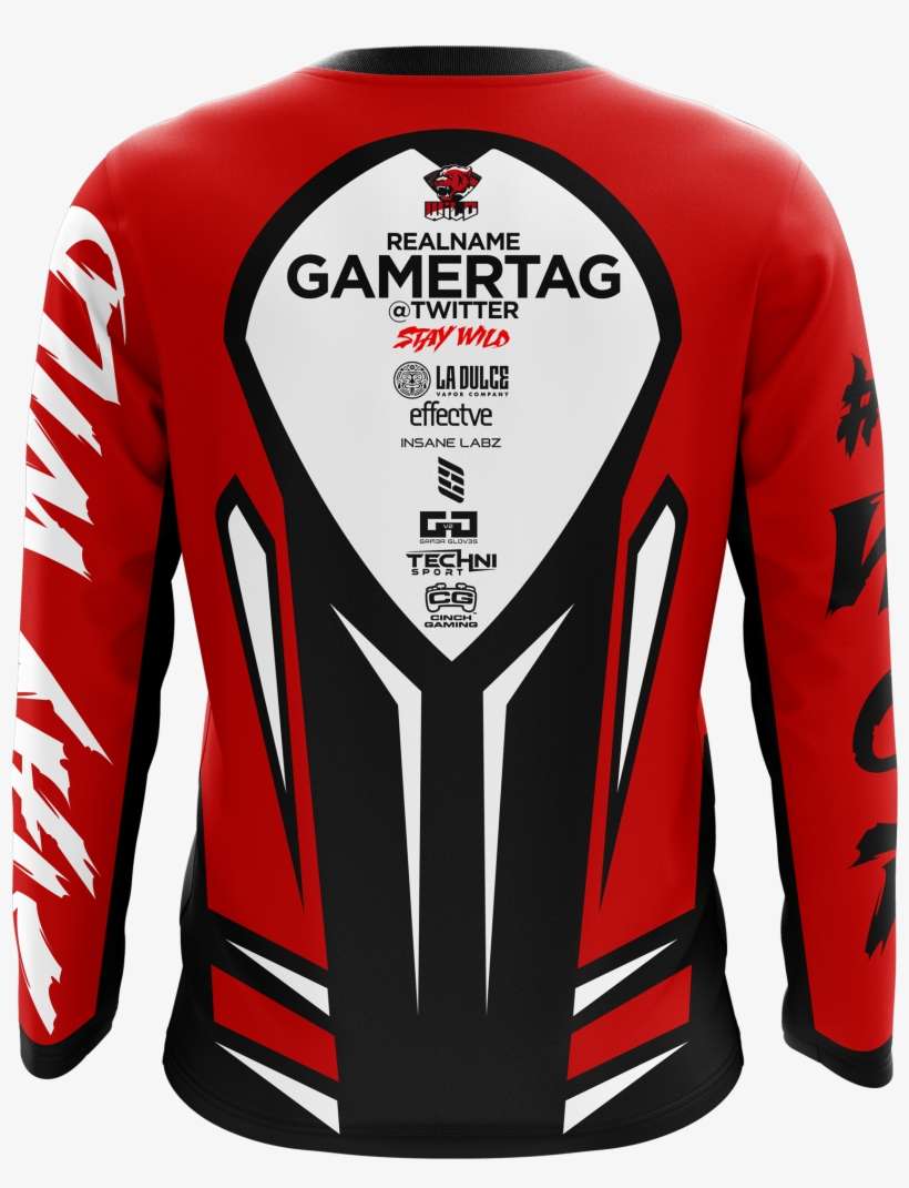 Wild Long Sleeve Jersey - Long-sleeved T-shirt, transparent png download