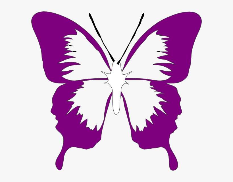 Transparent Library Clip Art At Clker Com Vector Online - Butterfly Clip Art, transparent png download