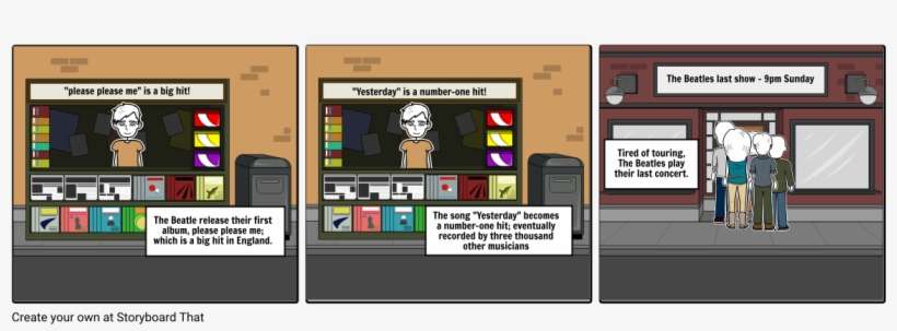 The Beatles - Cartoon, transparent png download