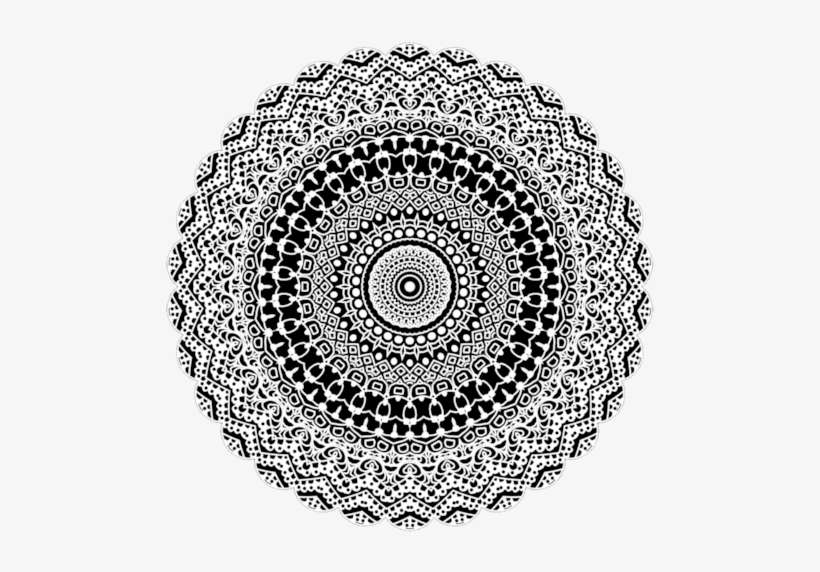 Go Back Gallery For Mandala Tumblr Black And White - Intricate Patterns, transparent png download