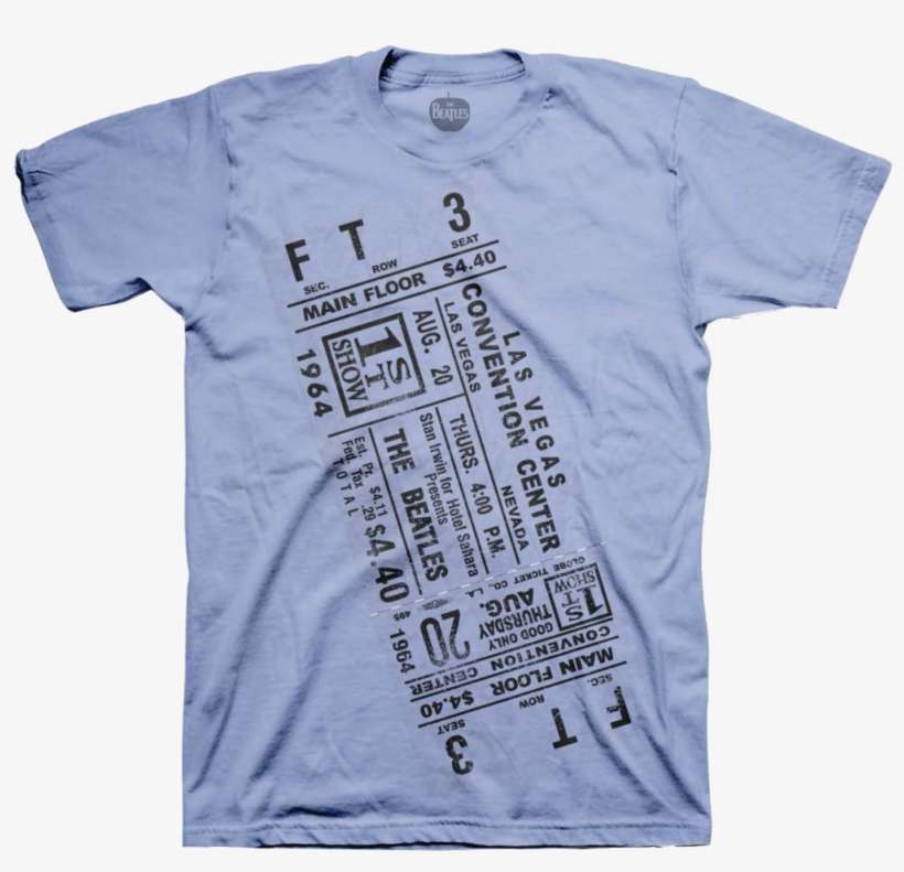 The Beatles Vegas Ticket - Ryan Adams T Shirt, transparent png download
