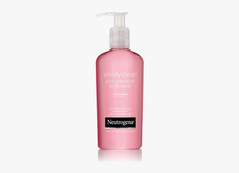 Neutrogena Visibly Clear Pink Grapefruit Facial Wash, transparent png download