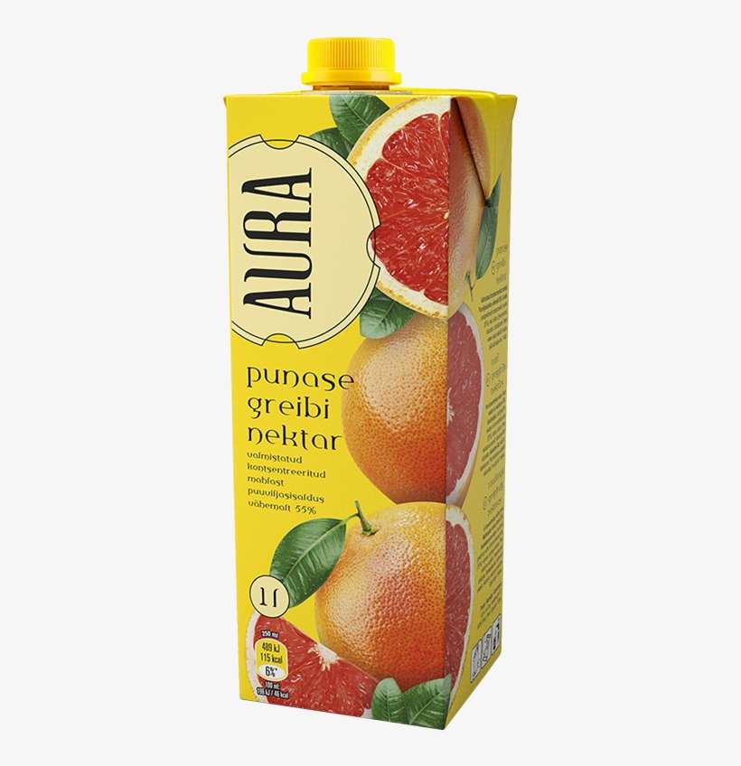 Aura Red Grapefruit Nectar - Aura, transparent png download