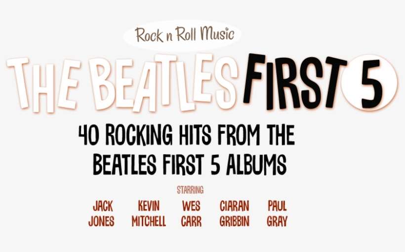 The Beatles First Five - Calligraphy, transparent png download